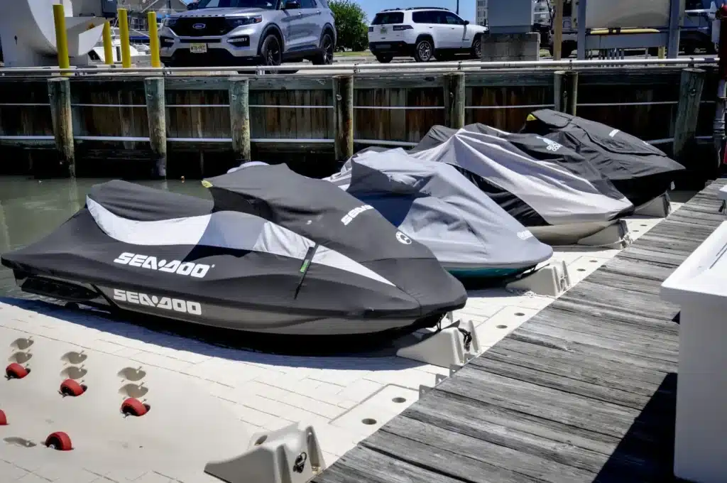 Personal watercraft and jet ski slips